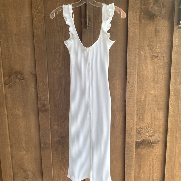 Zara Dresses & Skirts - BNWT Zara White Sleeveless Dress Maxi